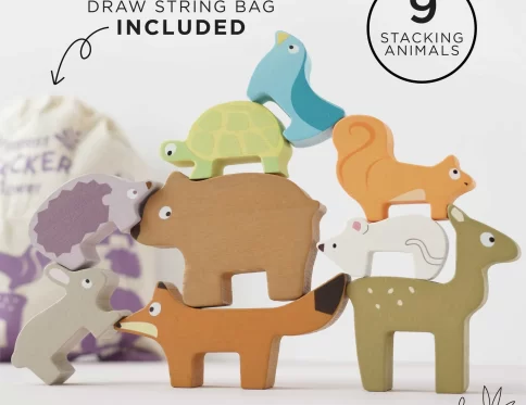 Woodland Stacking Forest Animals & Bag